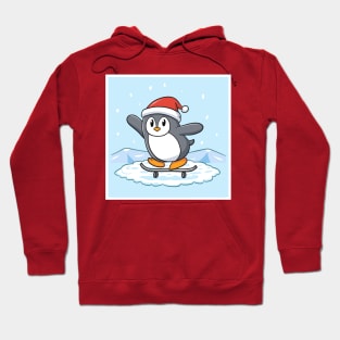 Adorably Festive Christmas penguin Hoodie